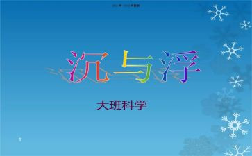 沉与浮教案活动反思8篇