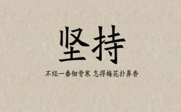 坚持态度的作文7篇