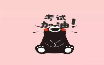 考试前心得体会100字6篇