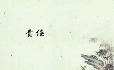 写责任的演讲稿600字6篇