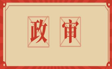 政审报告个人工作总结8篇